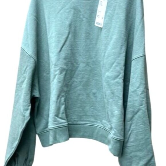 NWT Standard Cloth Sage Green Crewneck Sweatshirt With Elastic Cuffs Size M - Picture 1 of 6